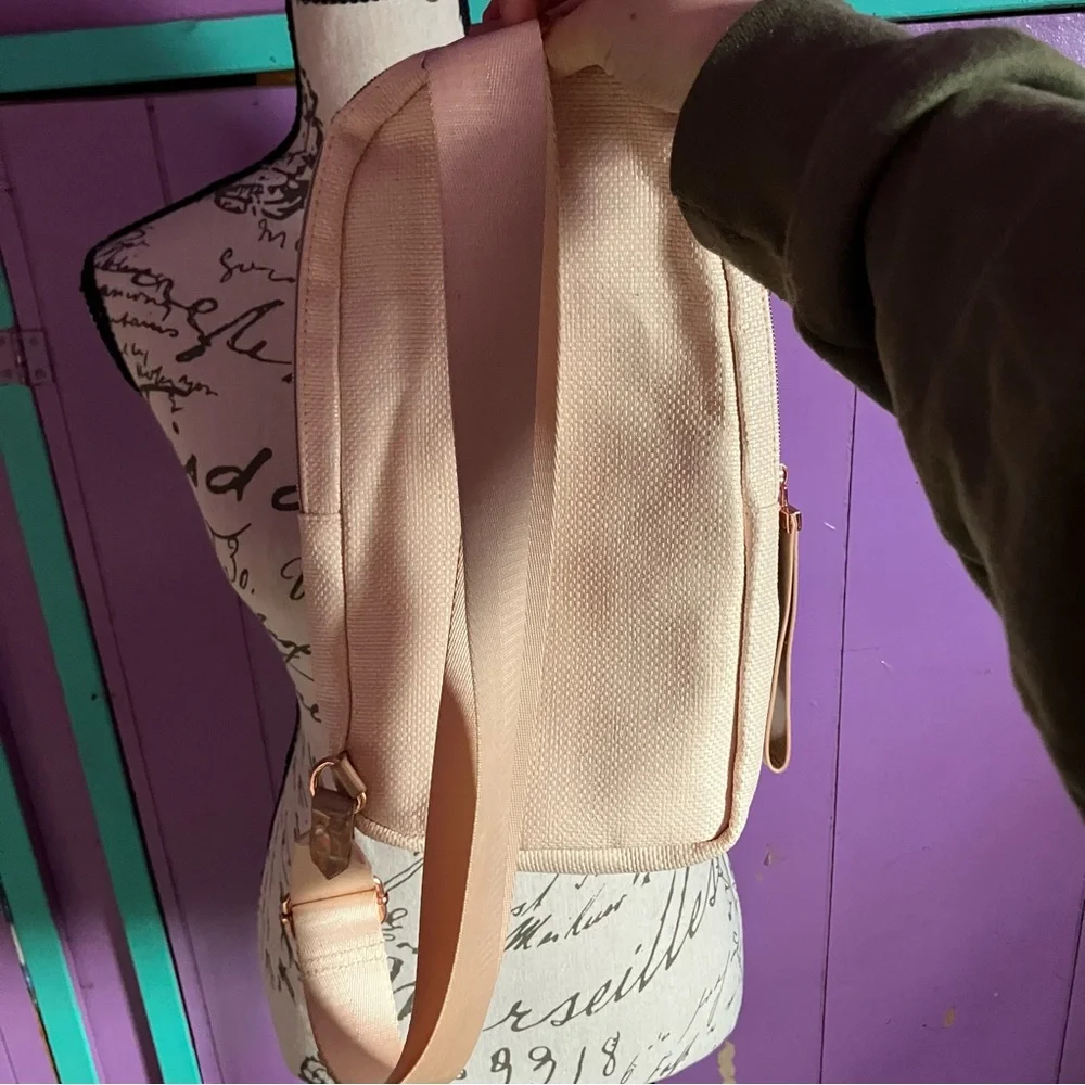 Stylish Holographic and Cream Women's Bag